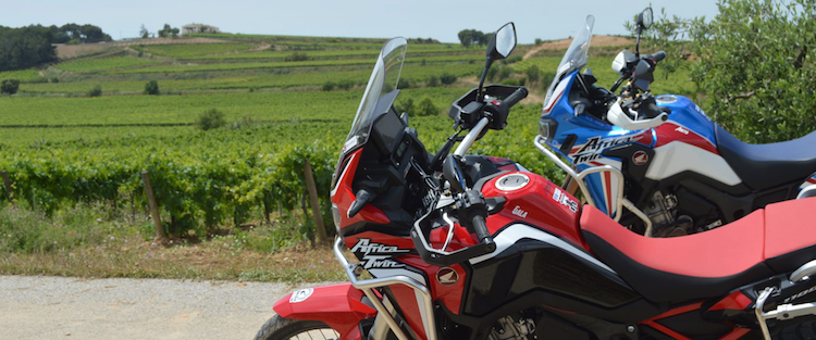 Africa Twin motorcycle rental from PauTravelMoto